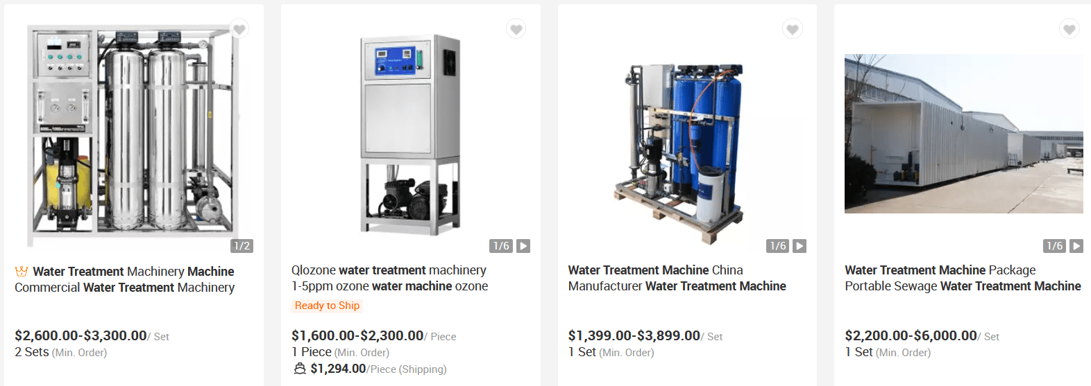 Water Treatment Machine Prices - source Amazon.com - Alkaline Water Treatment